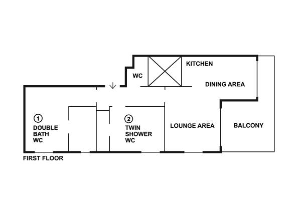 Chalet Bellevue Courchevel Floor Plan 1